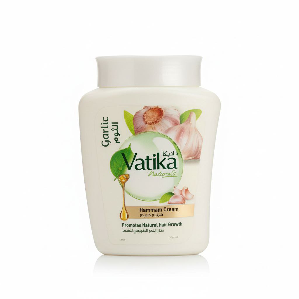 فاتيكا حمام كريم وسط (ثوم) ابيض450جم