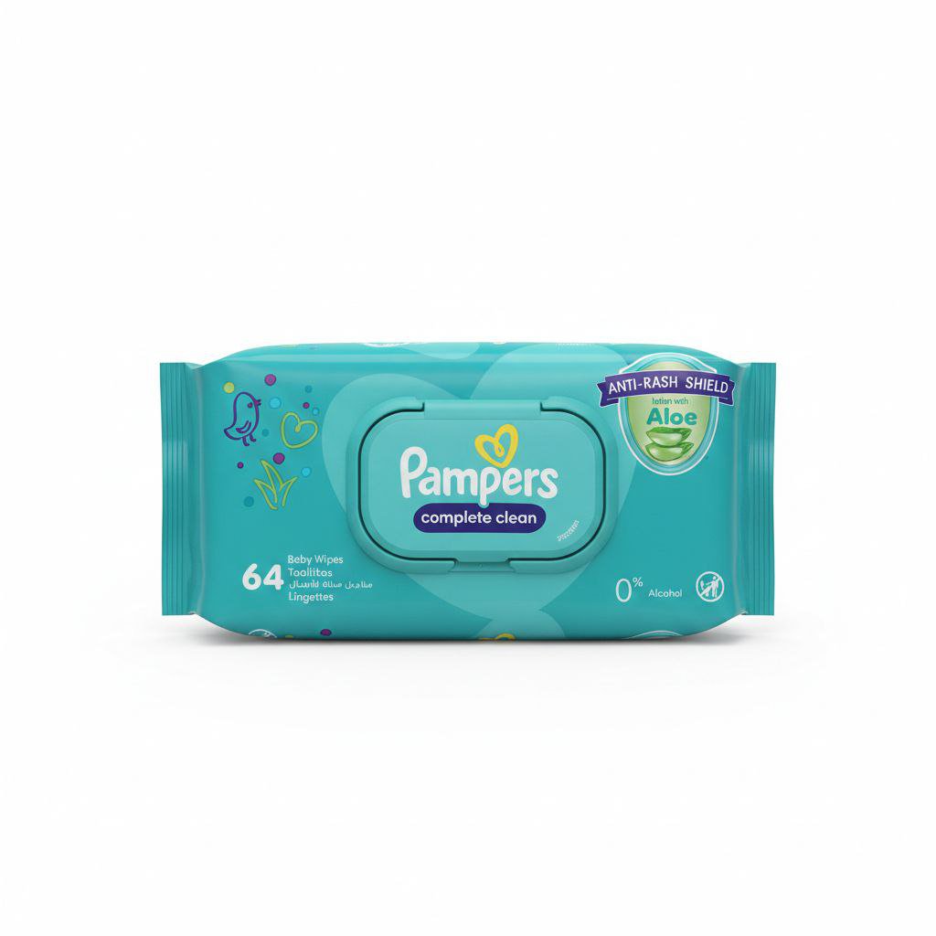 مناديل مبللة 64 منديل بامبرز بكاب