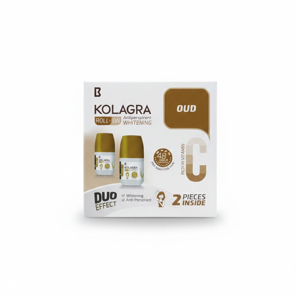 كولاجرا رول اون 1+1 (بالعود)