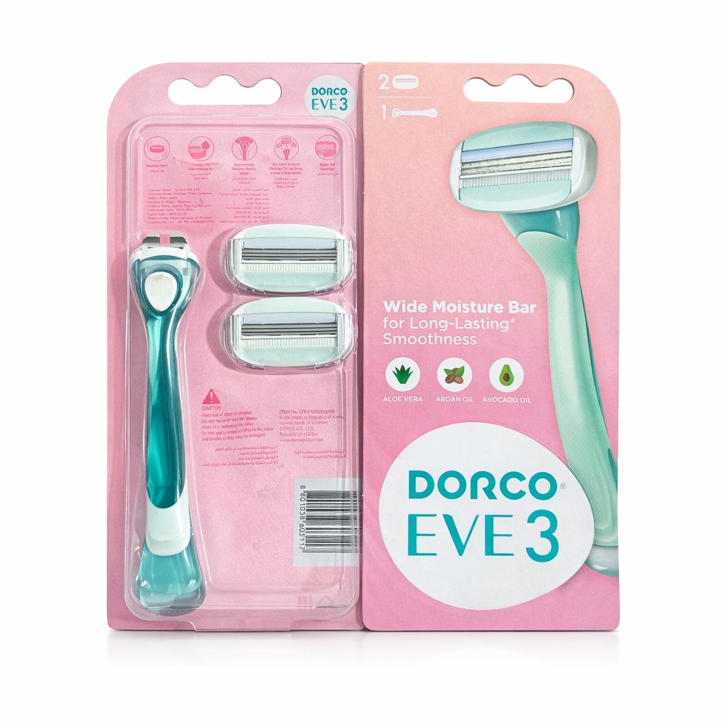 دوركو ماكينة حريمي + 2غيار (3شفرة)