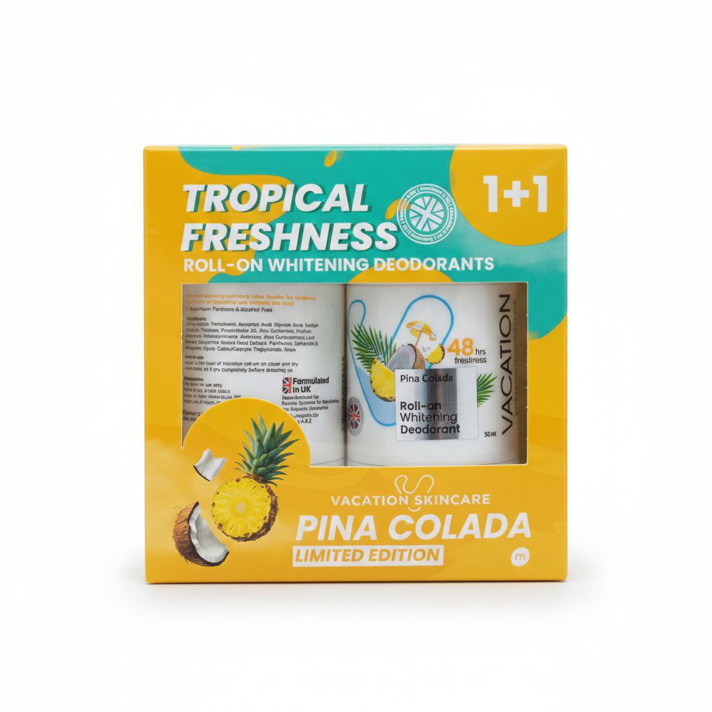 فاكيشن رول اون 1+1 تفتيح اخضر / 50مل